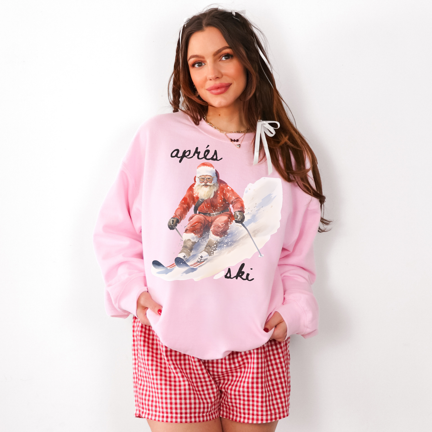 Apres Ski Santa Sweatshirt