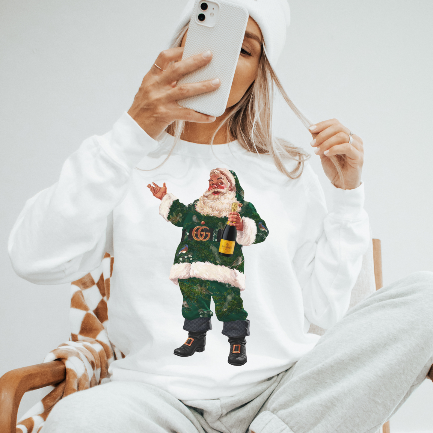 Boujee Santa Crewneck