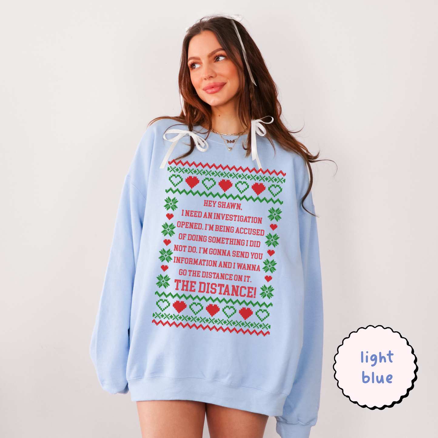 The Distance Ugly Christmas Sweater