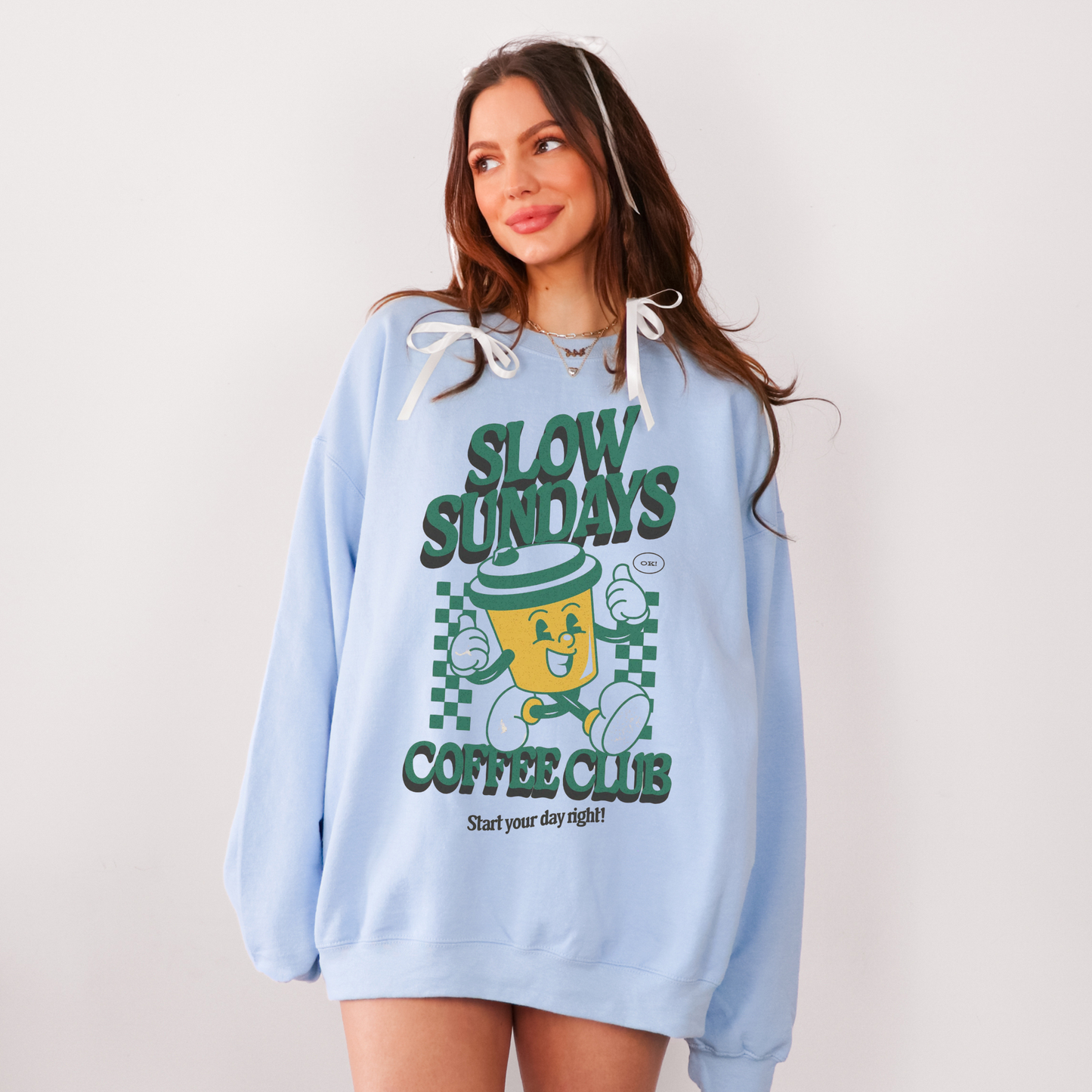 Retro Coffee Club Sweatshirt