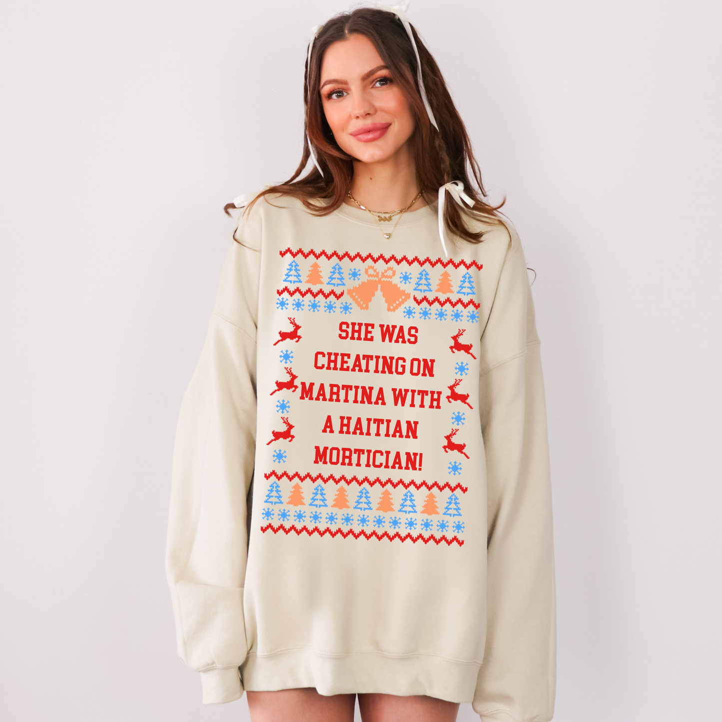 A Haitian Mortician Ugly Christmas Sweater