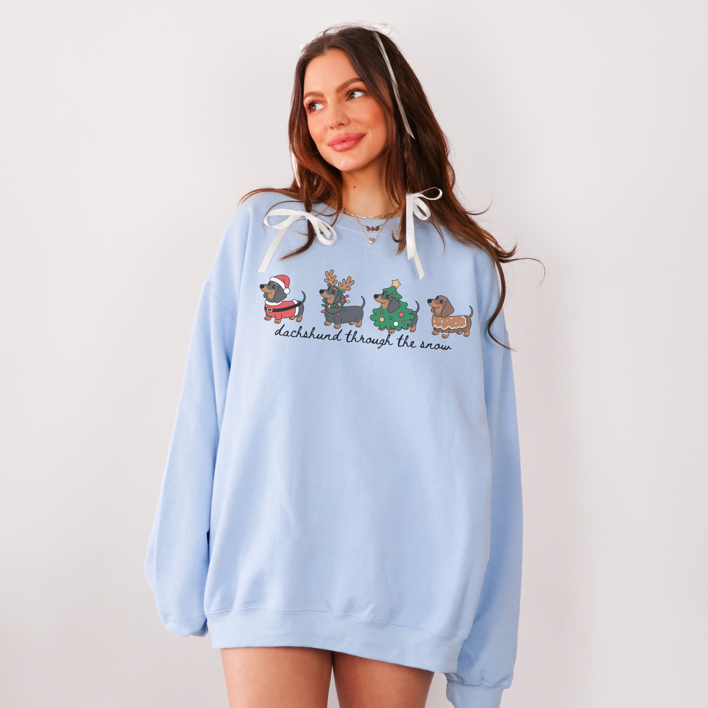 Dachshund Through The Snow Sweatshirt