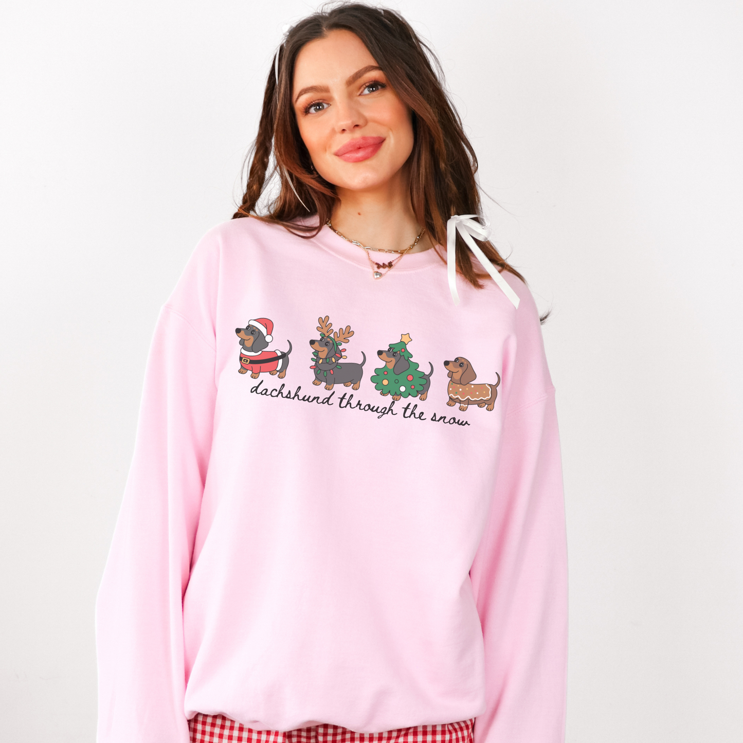 Dachshund Through The Snow Sweatshirt