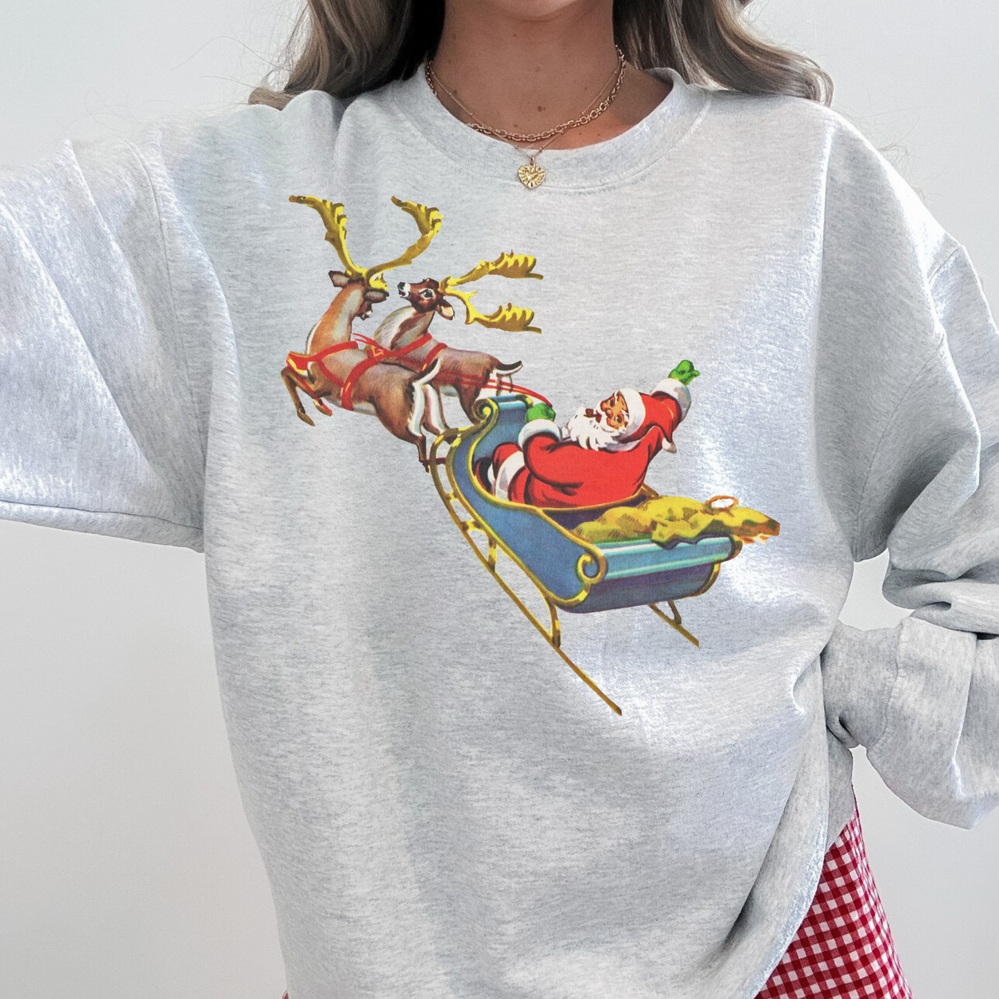 Vintage Santa's Sleigh Sweatshirt