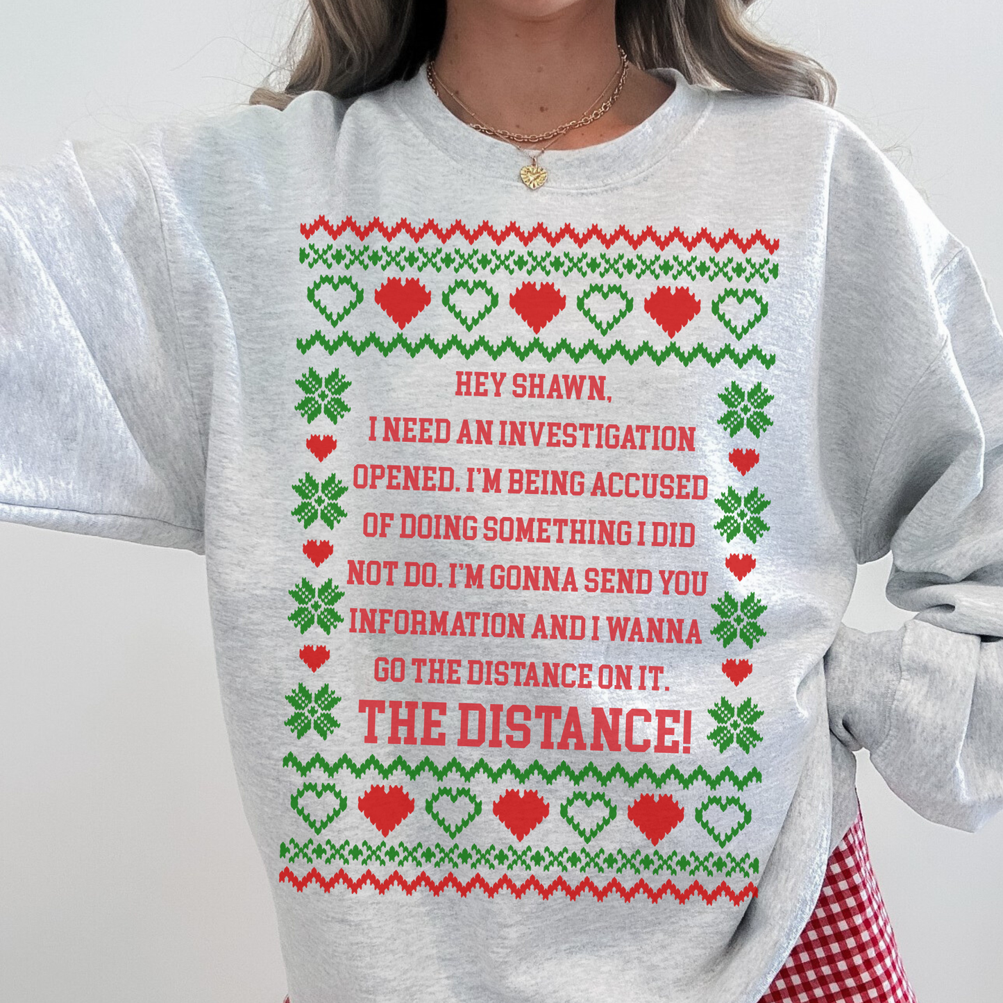 The Distance Ugly Christmas Sweater