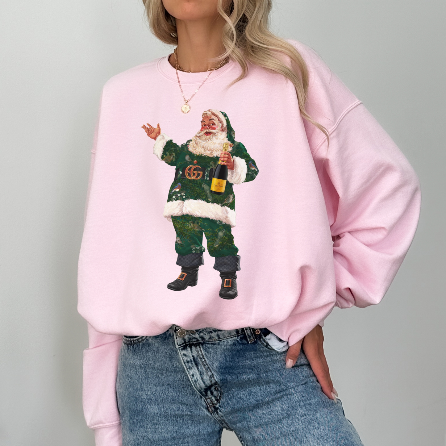 Boujee Santa Crewneck