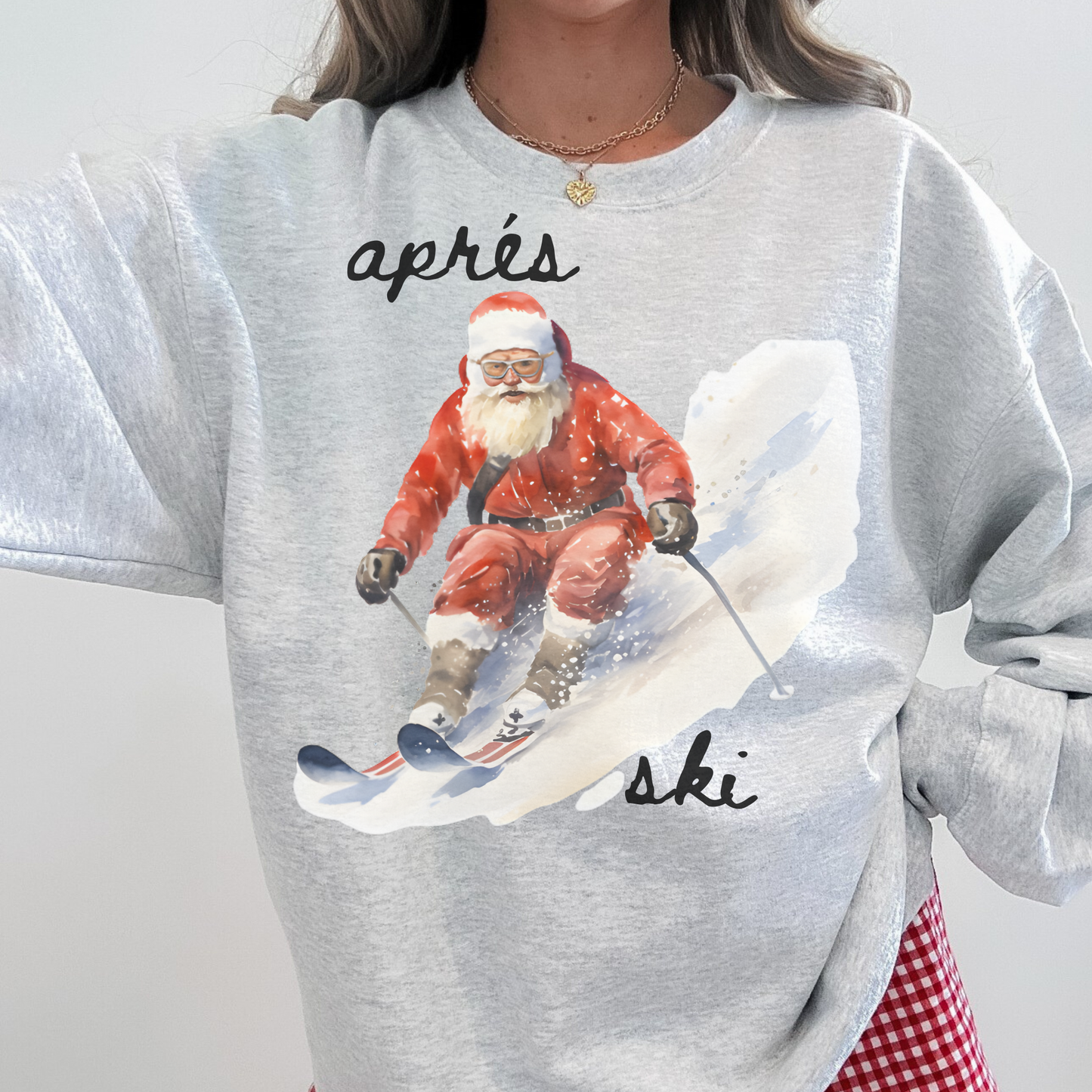 Apres Ski Santa Sweatshirt