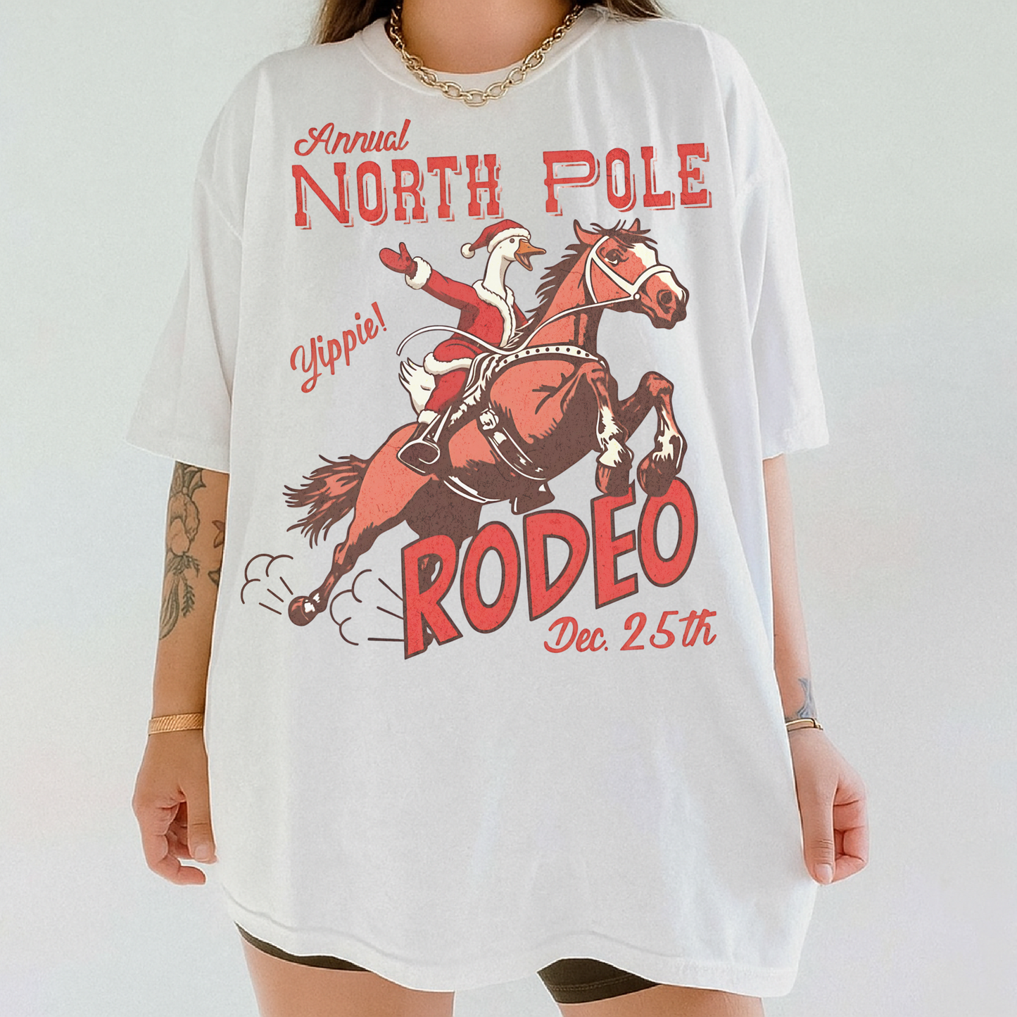 Silly Goose North Pole Rodeo Shirt