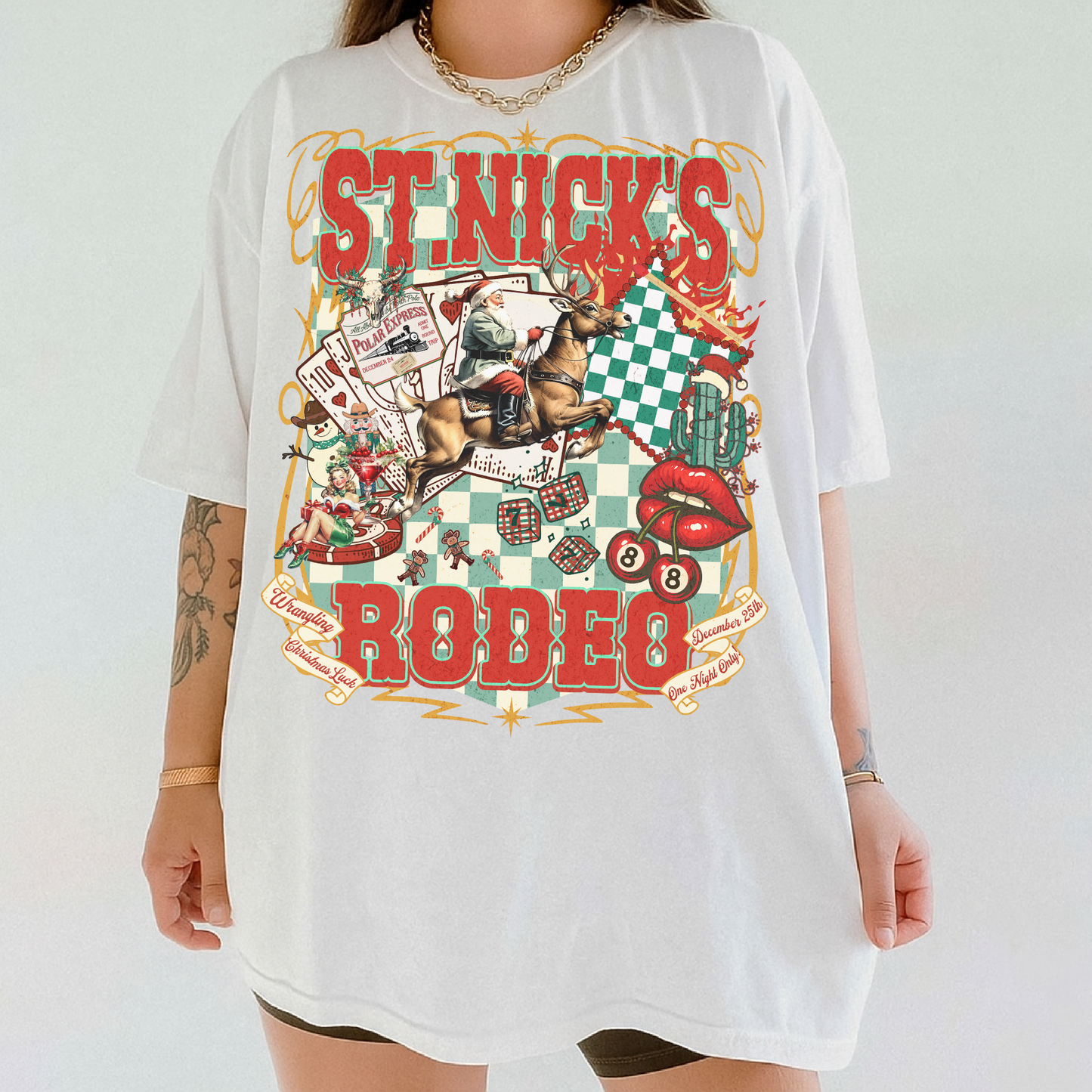 Retro St Nicks Rodeo Shirt