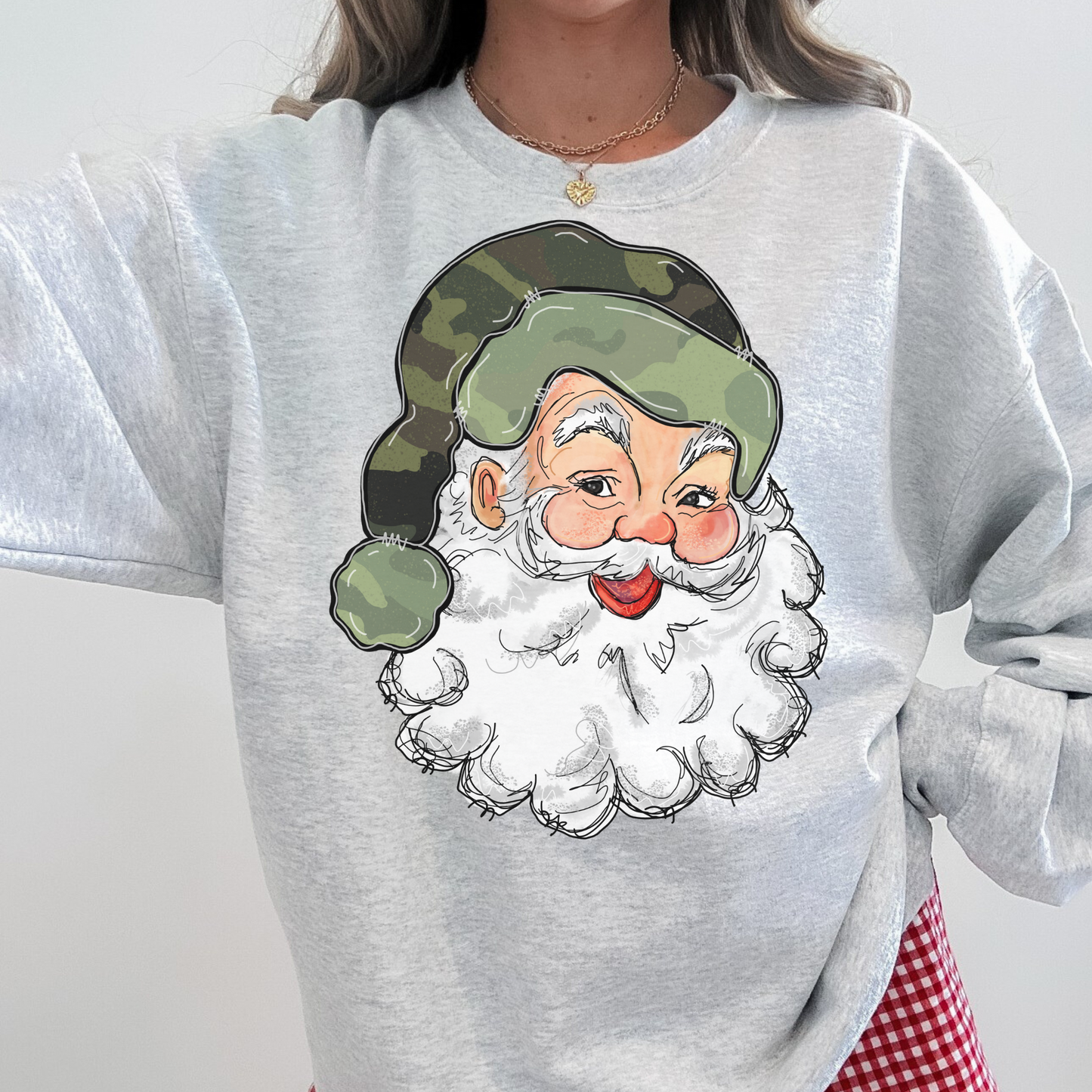 Camo Santa Sweatshirt