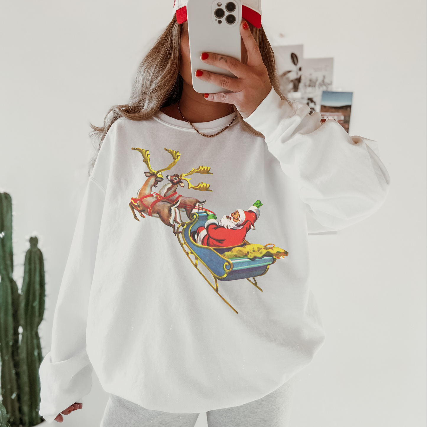 Vintage Santa's Sleigh Sweatshirt