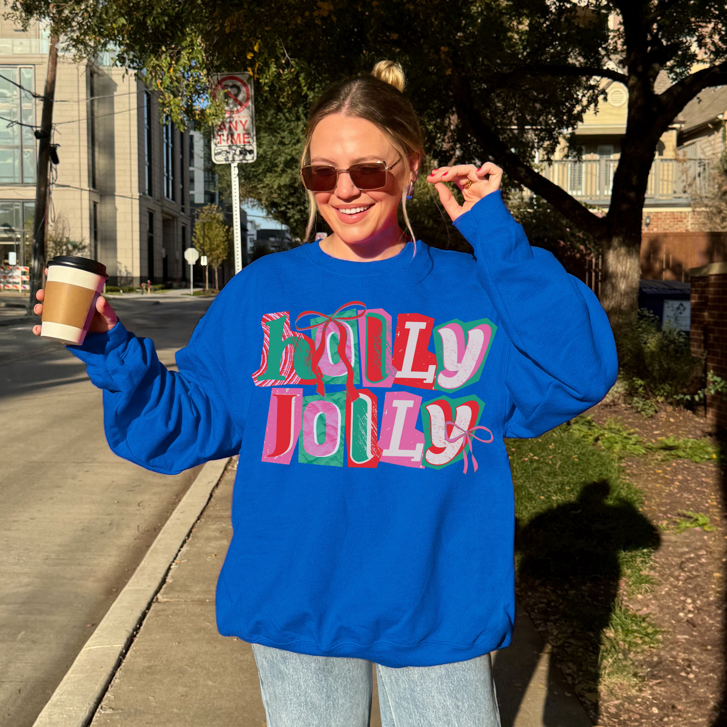 Coquette Holly Jolly Sweatshirt