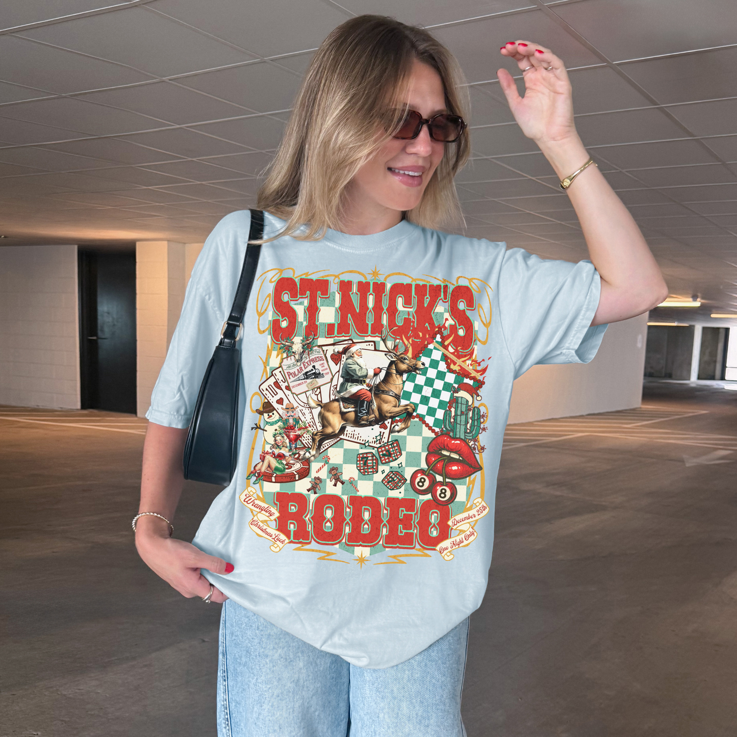 Retro St Nicks Rodeo Shirt