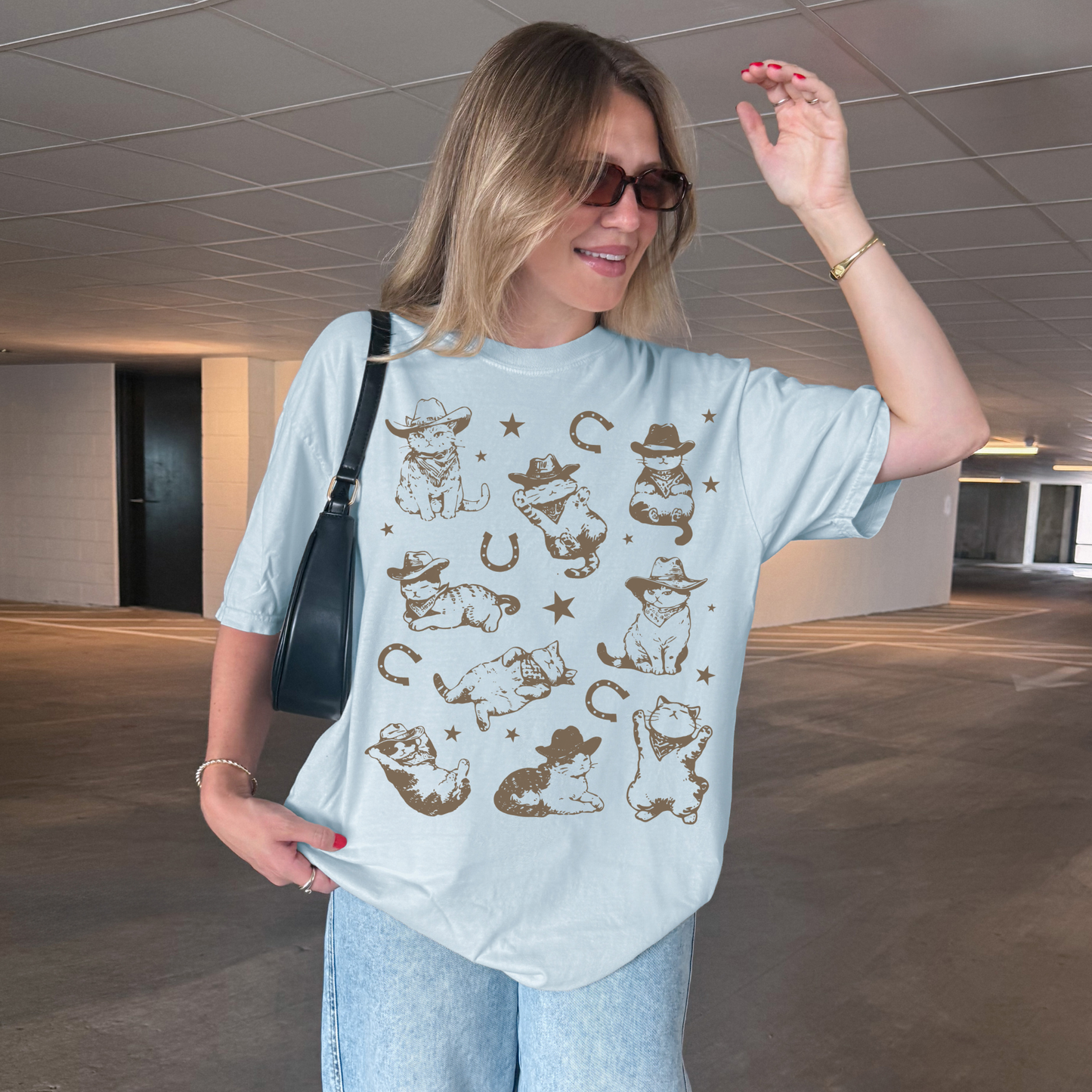 Western Cowboy Cat Shirt