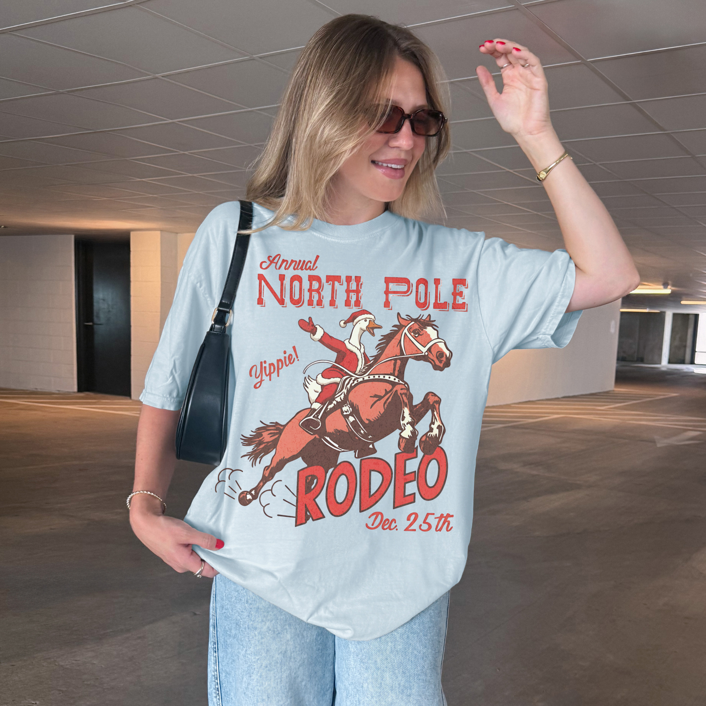 Silly Goose North Pole Rodeo Shirt
