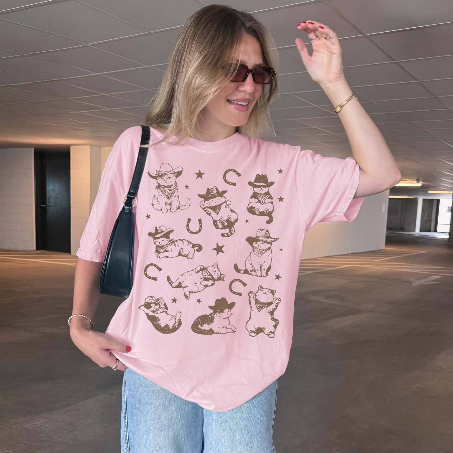 Western Cowboy Cat Shirt