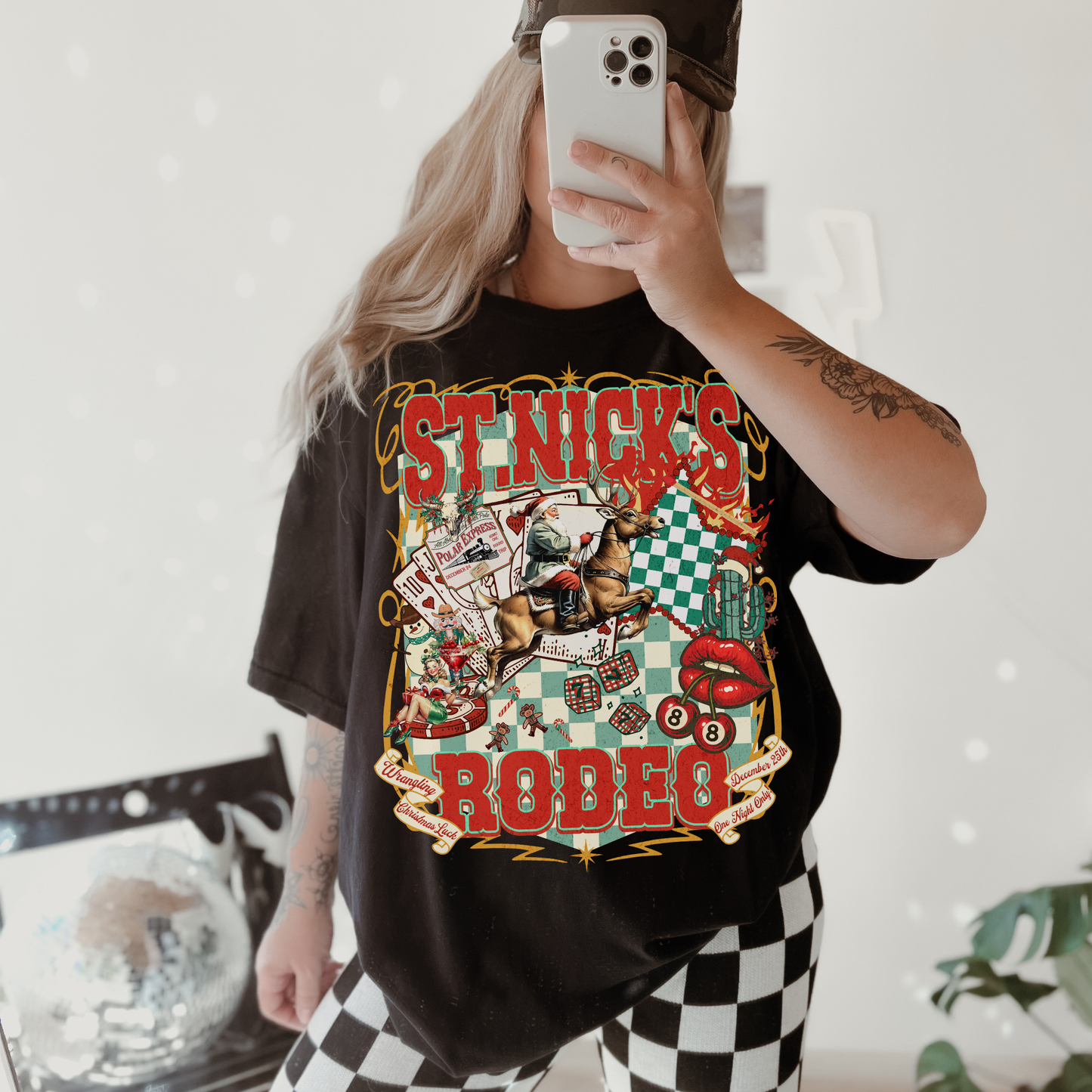 Retro St Nicks Rodeo Shirt