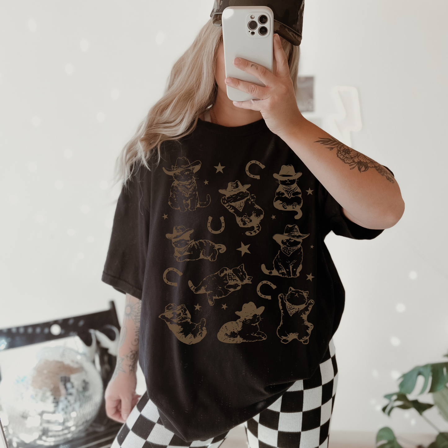 Western Cowboy Cat Shirt