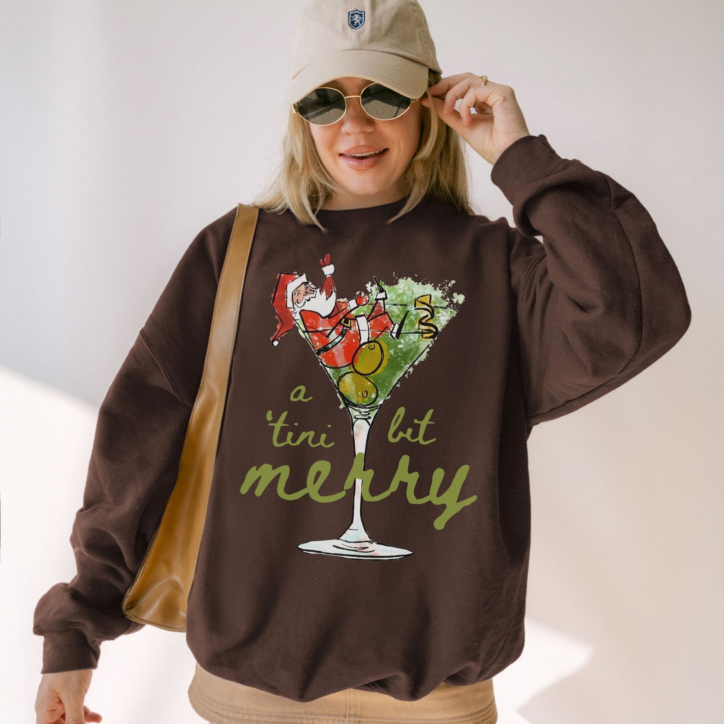 A 'Tini Bit Merry Sweatshirt