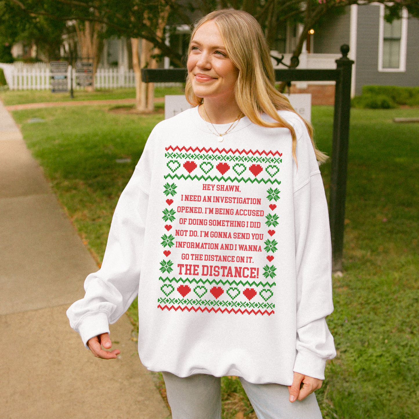 The Distance Ugly Christmas Sweater