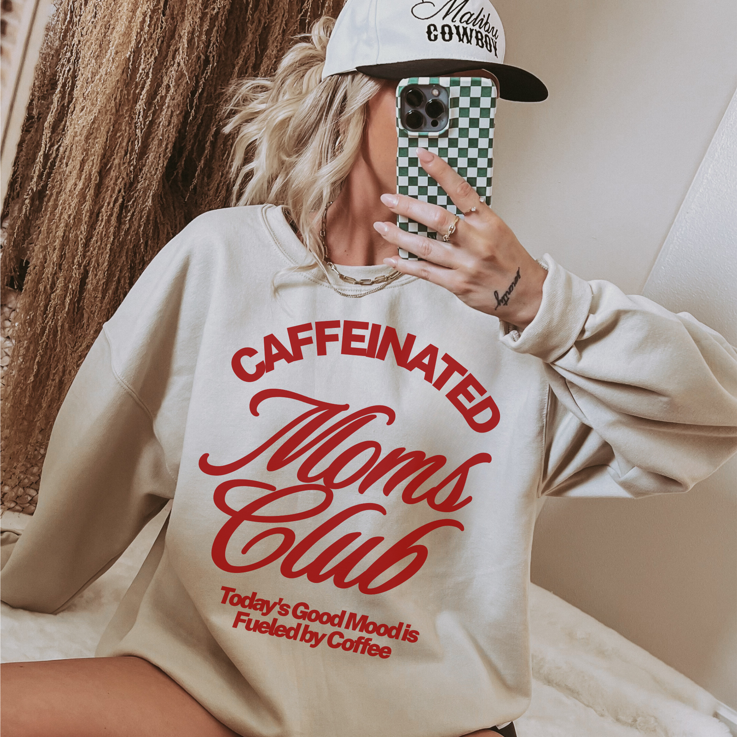 Caffeinated Moms Club Sweatshirt