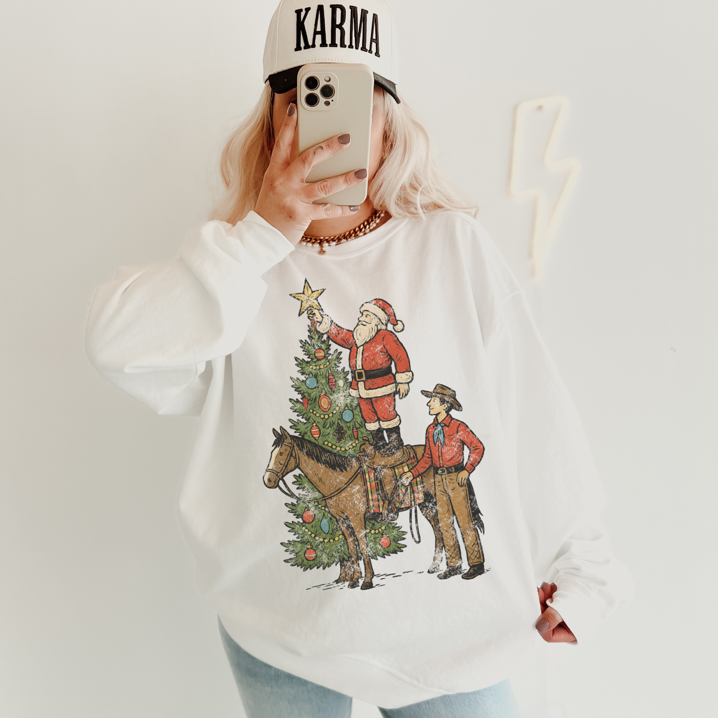 Cowboy Christmas Sweatshirt