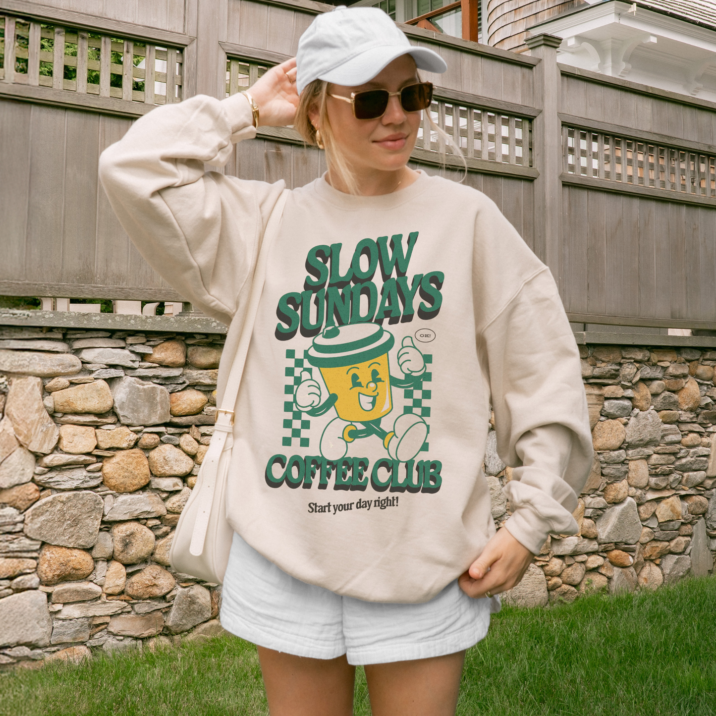 Retro Coffee Club Sweatshirt