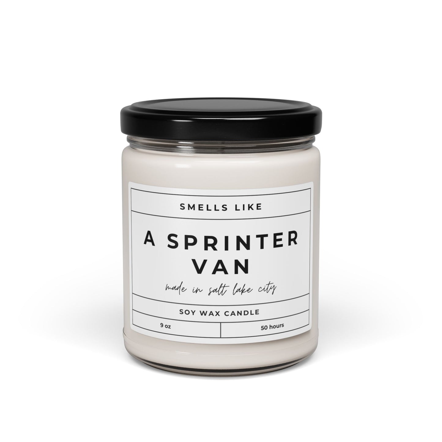 RHOSLC Sprinter Van Candle
