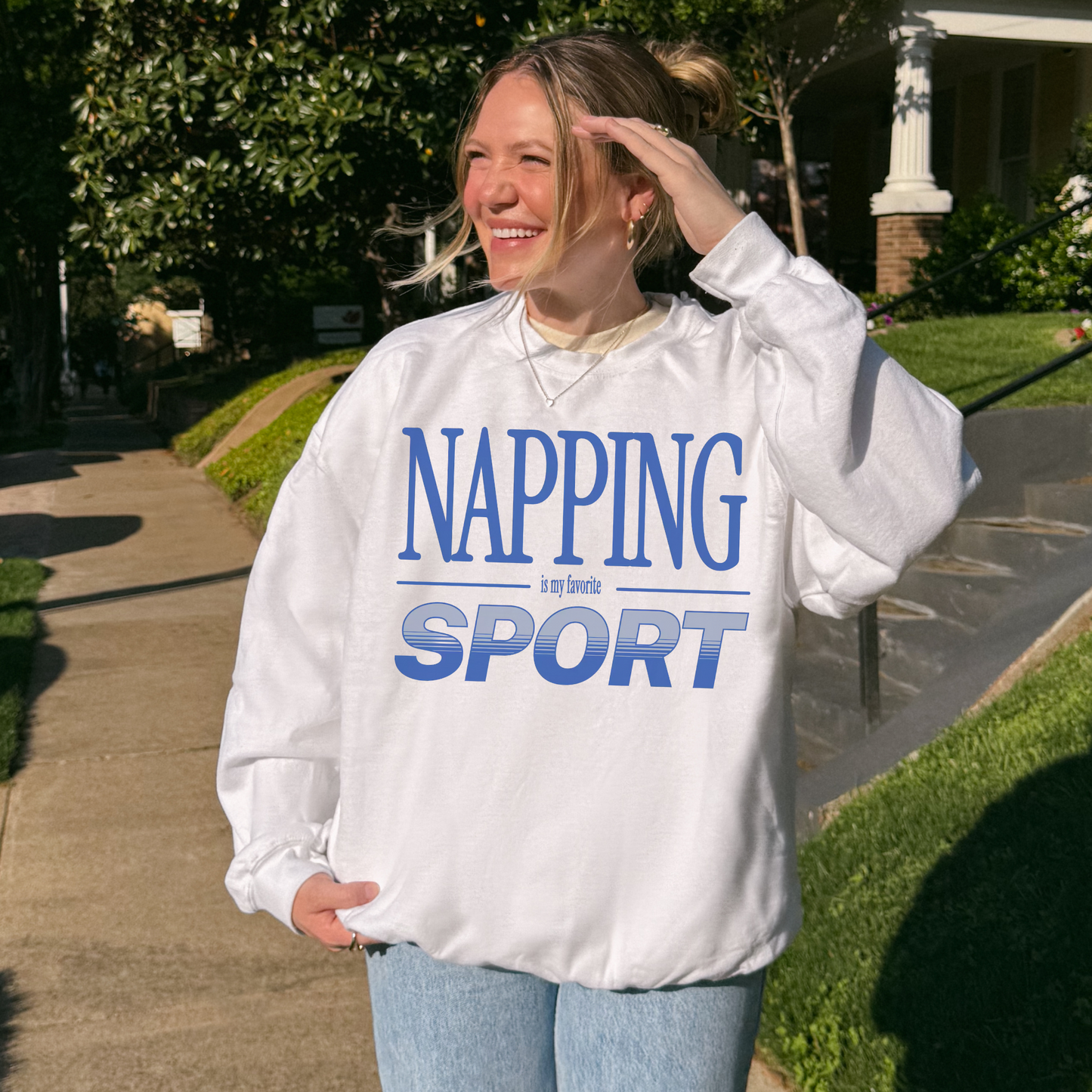Napping Is My Favorite Sport Sweatshirt