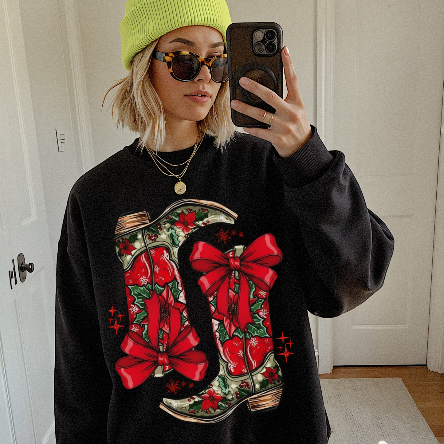 Cowgirl Christmas Sweatshirt