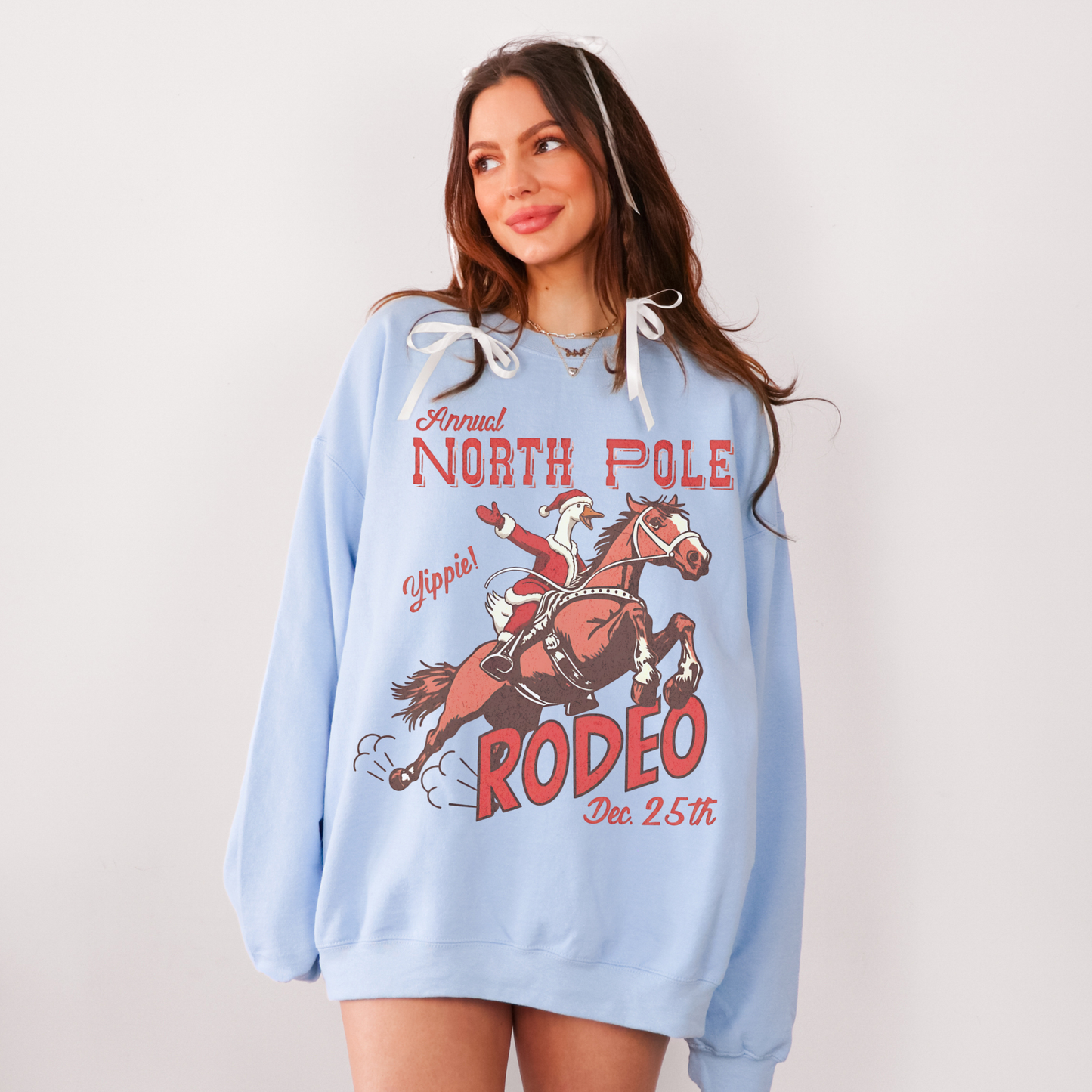 Silly Goose North Pole Rodeo Sweatshirt
