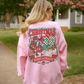 Retro Western Christmas Collage Sweatshirt