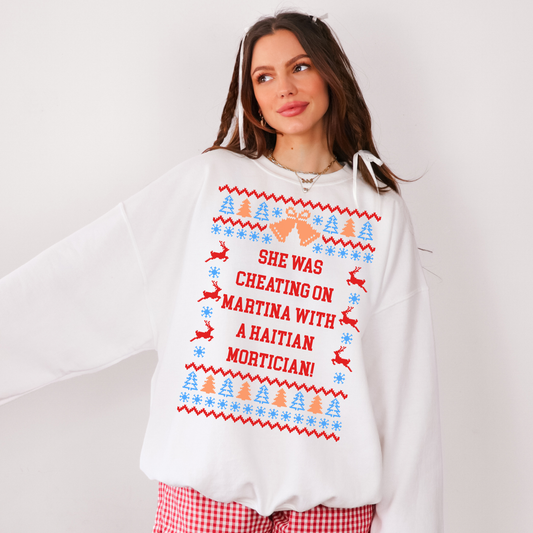 A Haitian Mortician Ugly Christmas Sweater