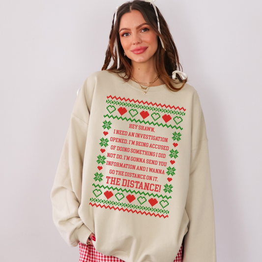 The Distance Ugly Christmas Sweater