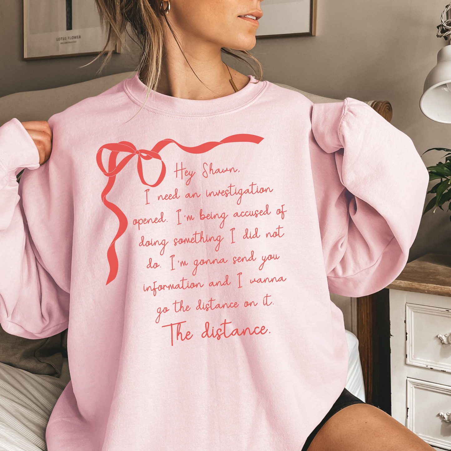 Lisa Barlow "The Distance" Crewneck