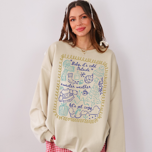 Coquette Sweater Weather Sweatshirt