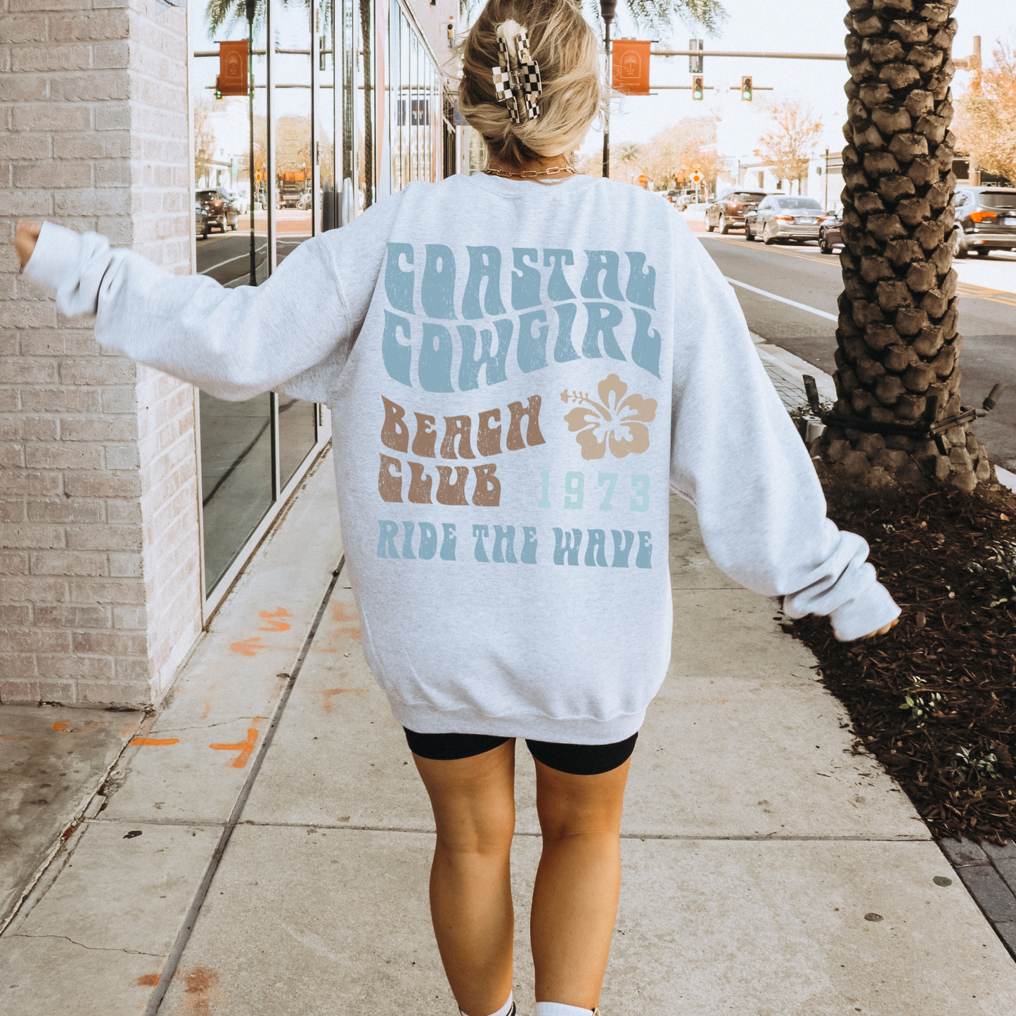 Cowgirl Beach Club Crewneck