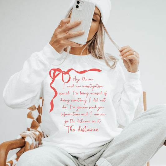 Lisa Barlow "The Distance" Crewneck