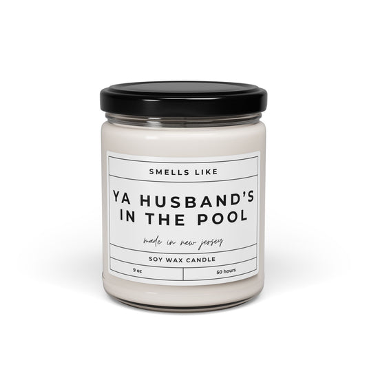 RHONJ Ya Husbands In The Pool Candle