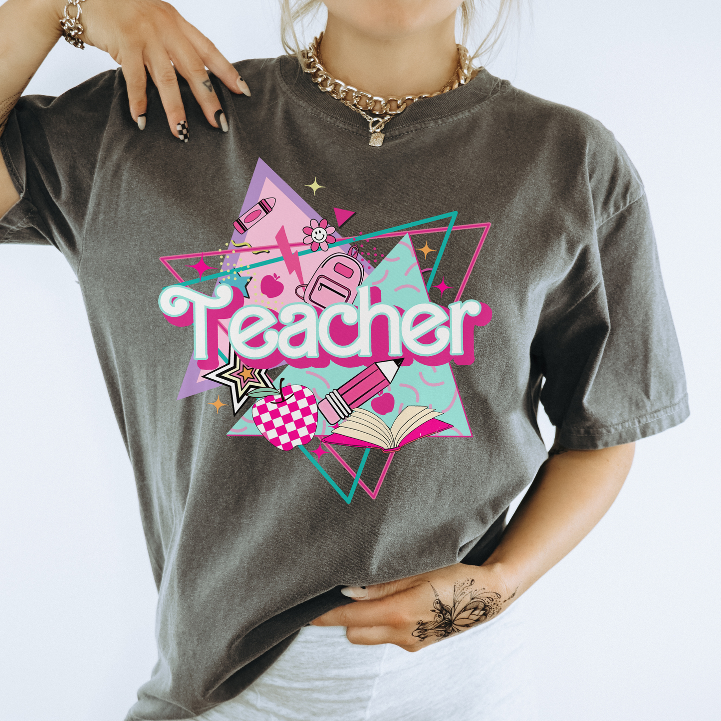 Retro Teacher Tee