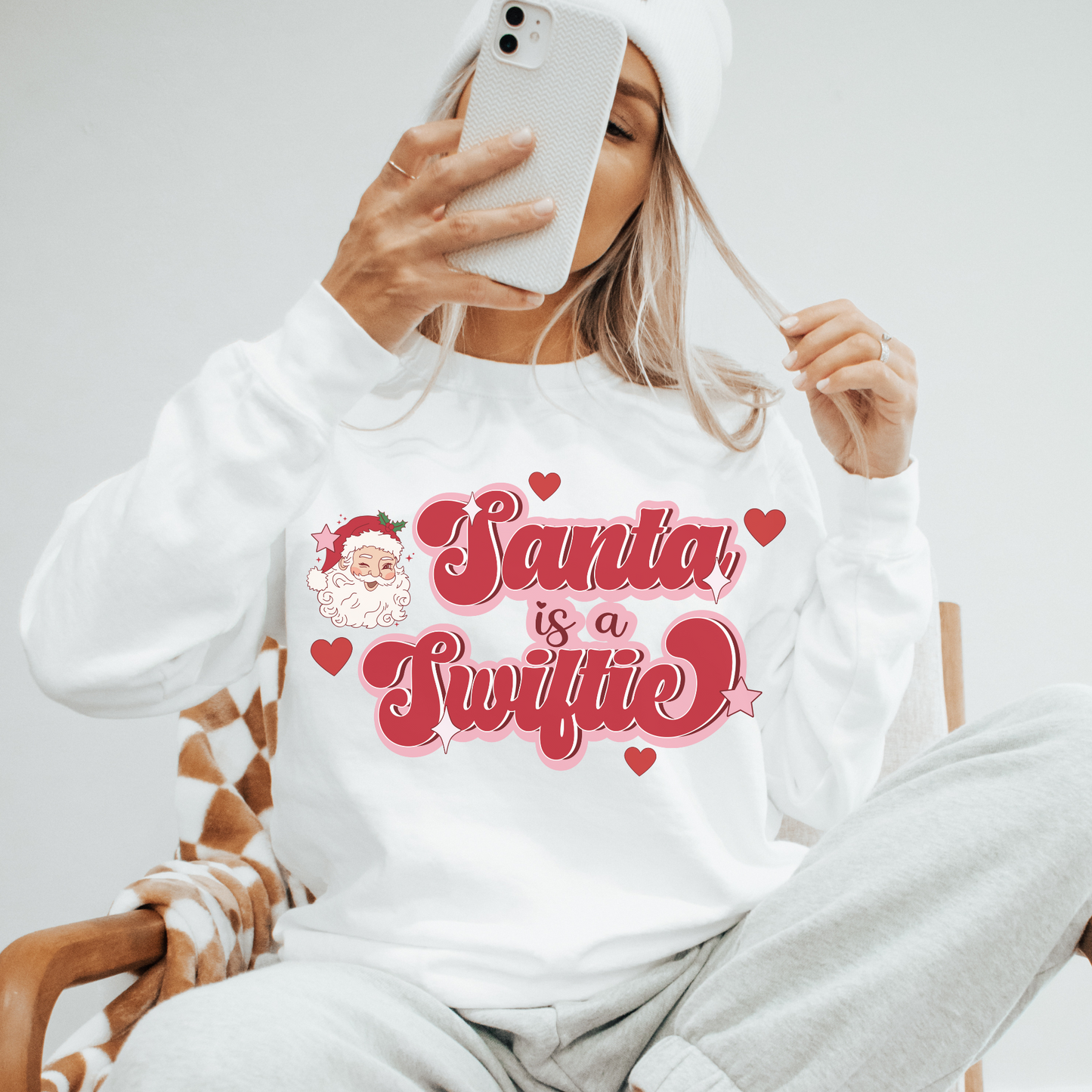 Santa Is A Swiftie Crewneck