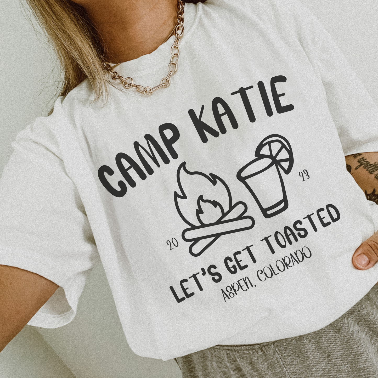 Custom Camp Bachelorette Tees