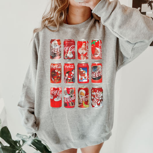 Santa Coke Can Sweatshirt