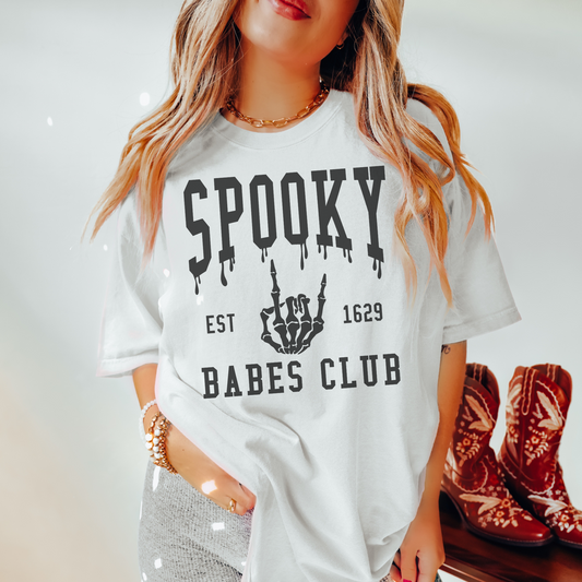 Comfort Colors Spooky Babes Club Tee