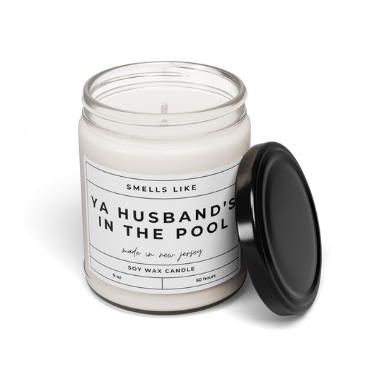 RHONJ Ya Husbands In The Pool Candle