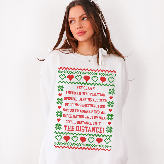The Distance Ugly Christmas Sweater