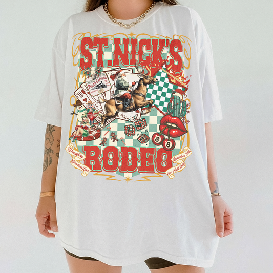 Retro St Nicks Rodeo Shirt