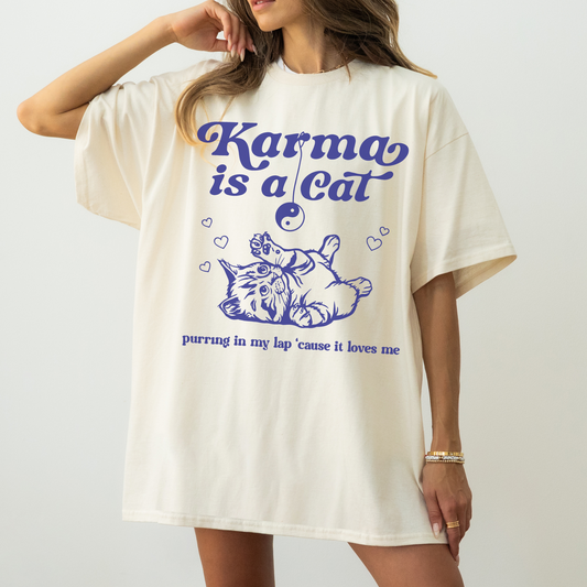 Karma Is A Cat Tee