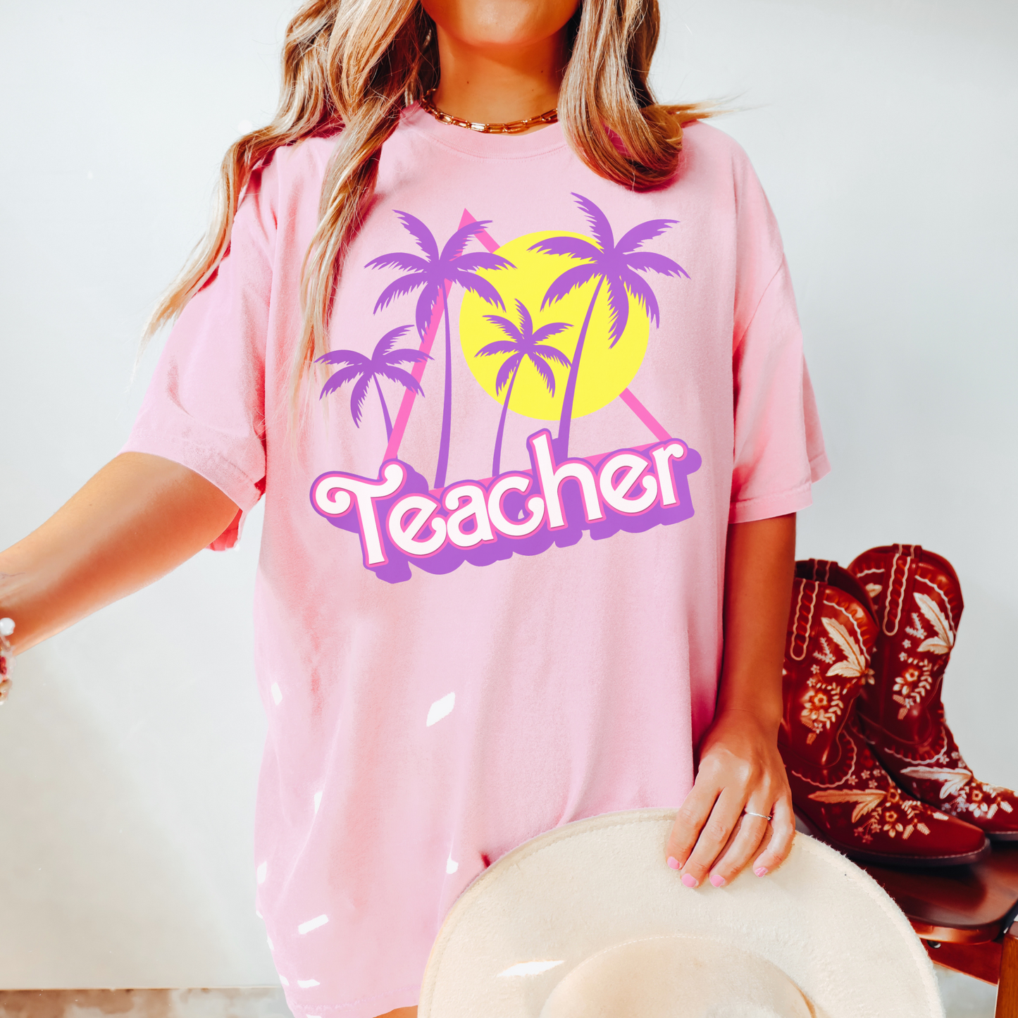 Retro Teacher Tee