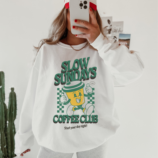 Retro Coffee Club Sweatshirt